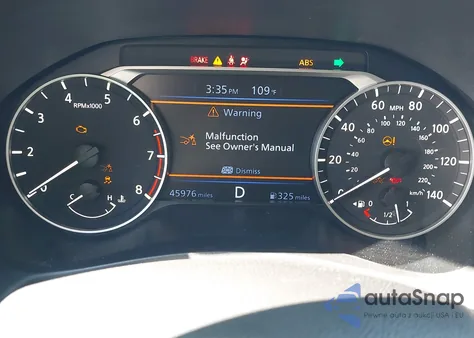 2022 Nissan Altima Sr Fwd from USA, damaged, VIN 1N4BL4CV6NN378189